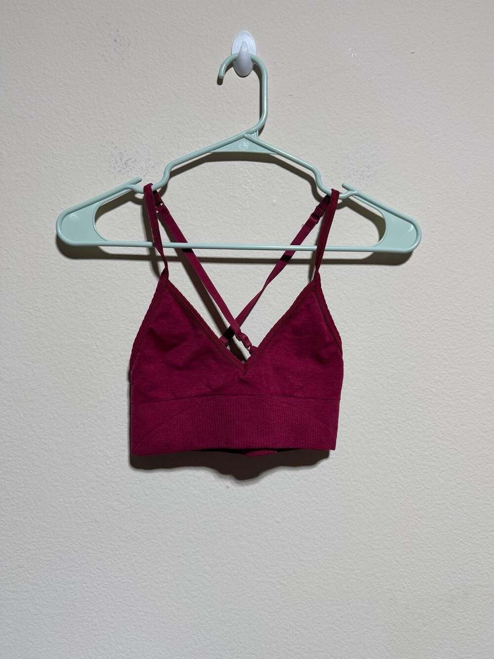 Lululemon Ebb to Street Bra C/D Cup Maroon